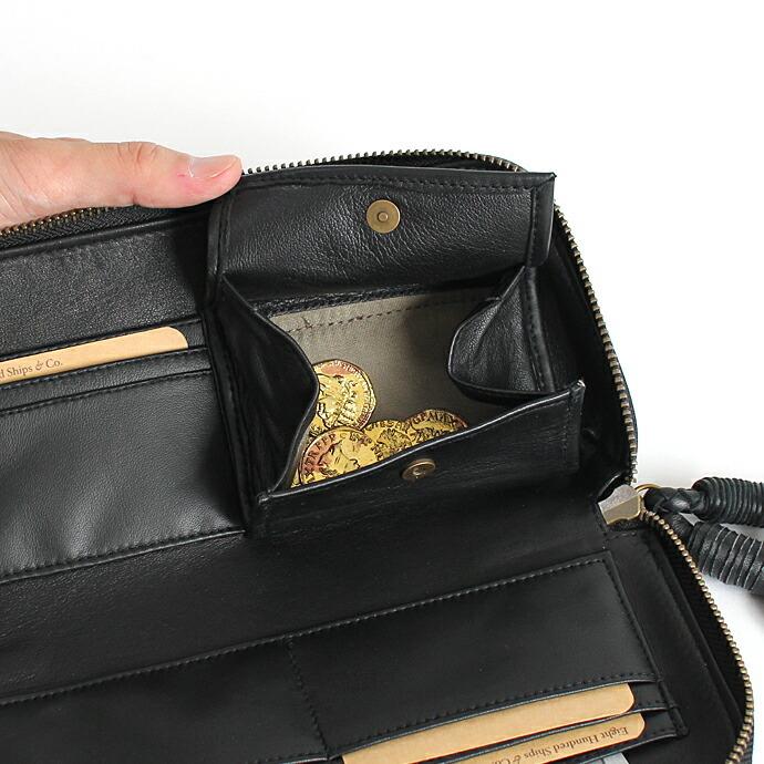 SEASIDE FREERIDE（シーサイドフリーライド） / CDP PC ウォレット型 ハンドル付き レザークラッチバッグ - 全3色 |  | 19