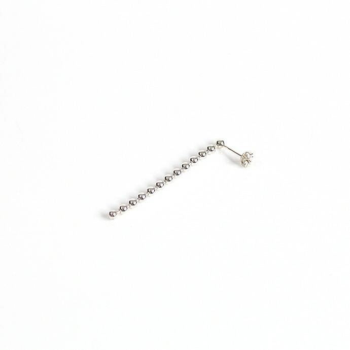 su（スウ） / dtea0101sv DOT シルバーボールチェーンピアス S  (片耳タイプ) レディース ギフト プレゼント アクセサリー ジュエリー 20代 30… |  | 01