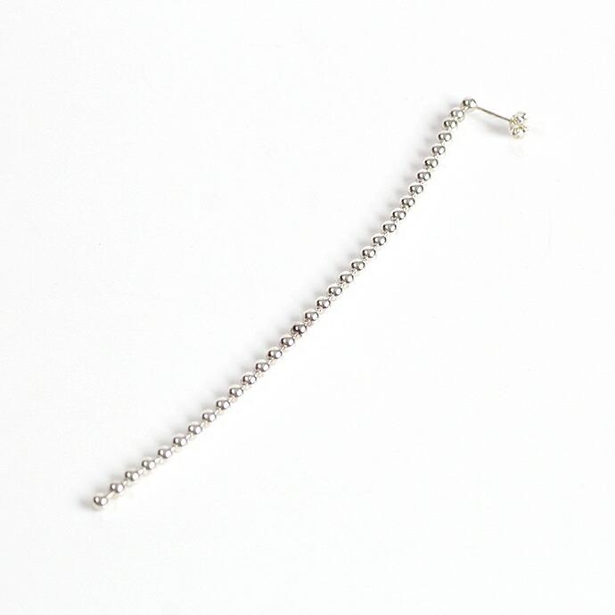 su（スウ） / dtea0103sv DOT シルバーボールチェーンピアス L (片耳タイプ) レディース ギフト プレゼント アクセサリー ジュエリー 20代 30代… | 