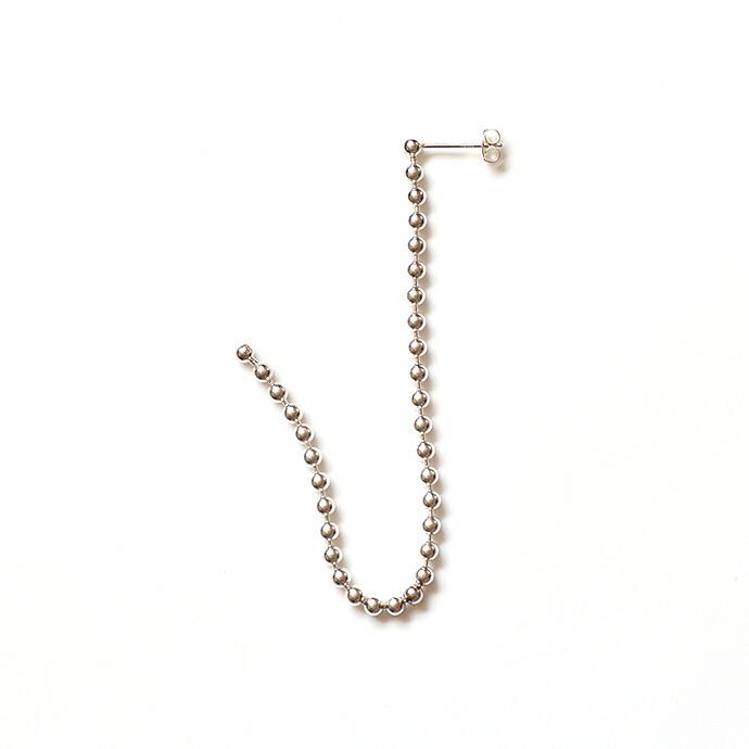 su（スウ） / dtea0103sv DOT シルバーボールチェーンピアス L (片耳タイプ) レディース ギフト プレゼント アクセサリー ジュエリー 20代 30代… |  | 01
