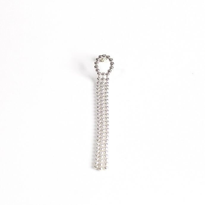 su（スウ） / dtea0302sv DOT シルバーボールチェーンピアス L (片耳タイプ) レディース ギフト プレゼント アクセサリー ジュエリー 20代 30代… |  | 01