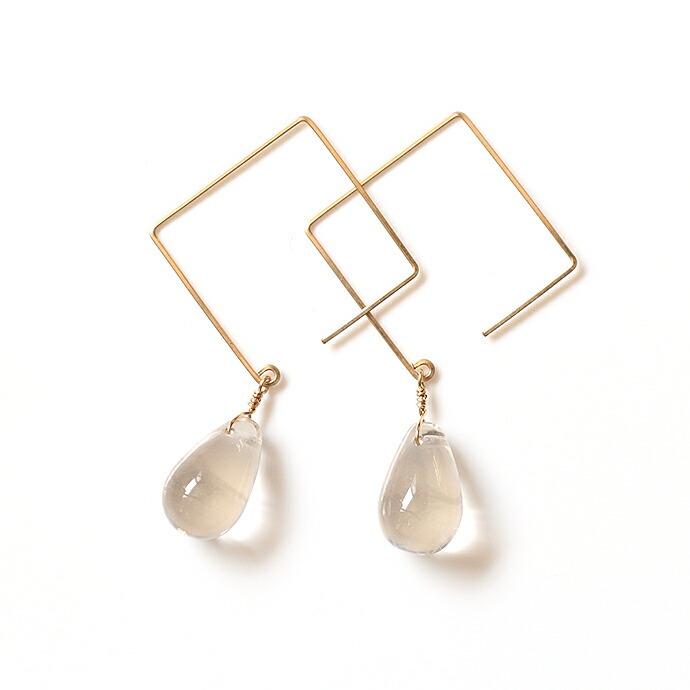 su（スウ） / ceasqon04 スクエアフック ヒトツブピアス - クォーツ レディース ギフト プレゼント アクセサリー ジュエリー 20代 30代 40代 50… |  | 01