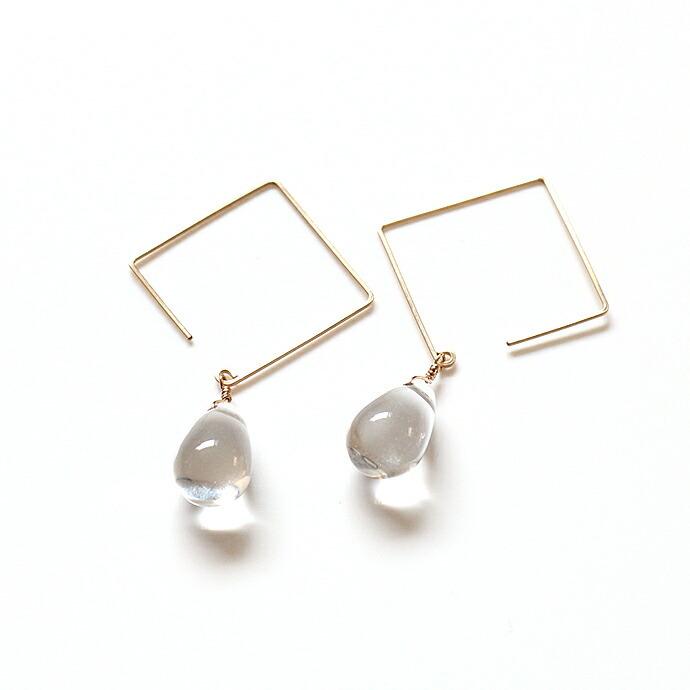 su（スウ） / ceasqon04 スクエアフック ヒトツブピアス - クォーツ レディース ギフト プレゼント アクセサリー ジュエリー 20代 30代 40代 50… |  | 02