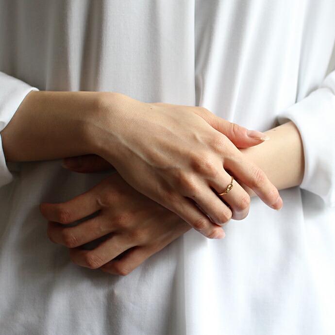 moca.arpeggio（モカ アルペジオ） / CR-8 Knot 飾り結びリング - ゴールド レディース 指輪 ギフト プレゼント 贈り物 アクセサリー ジュエリ… | KNOT | 01