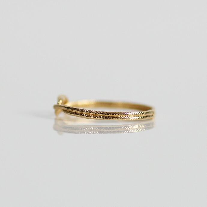 moca.arpeggio（モカ アルペジオ） / CR-8 Knot 飾り結びリング - ゴールド レディース 指輪 ギフト プレゼント 贈り物 アクセサリー ジュエリ… | KNOT | 05