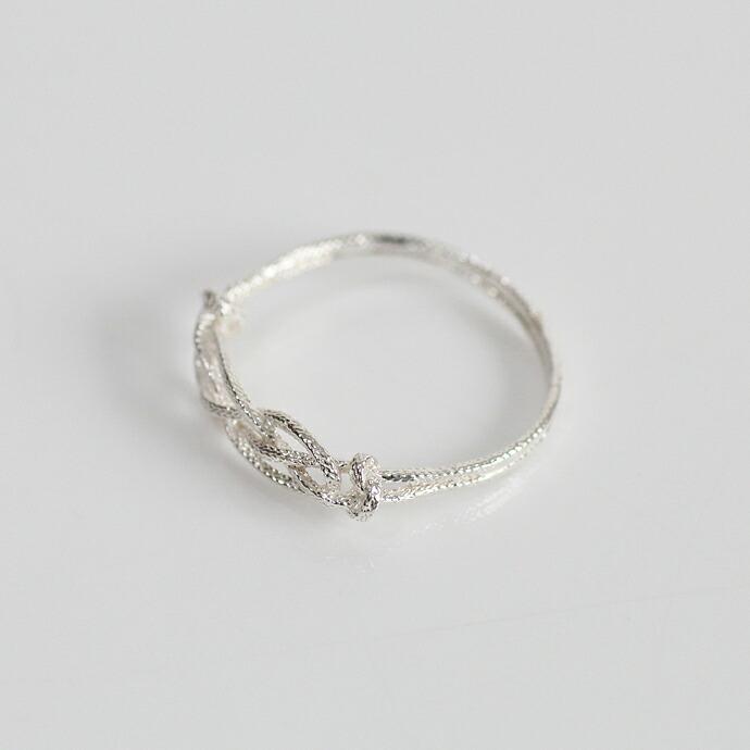 moca.arpeggio（モカ アルペジオ） / silver CR-9 Knot 飾り結びリング - シルバー レディース 指輪 ギフト プレゼント 贈り物 アクセサリー ジ… | KNOT | 02