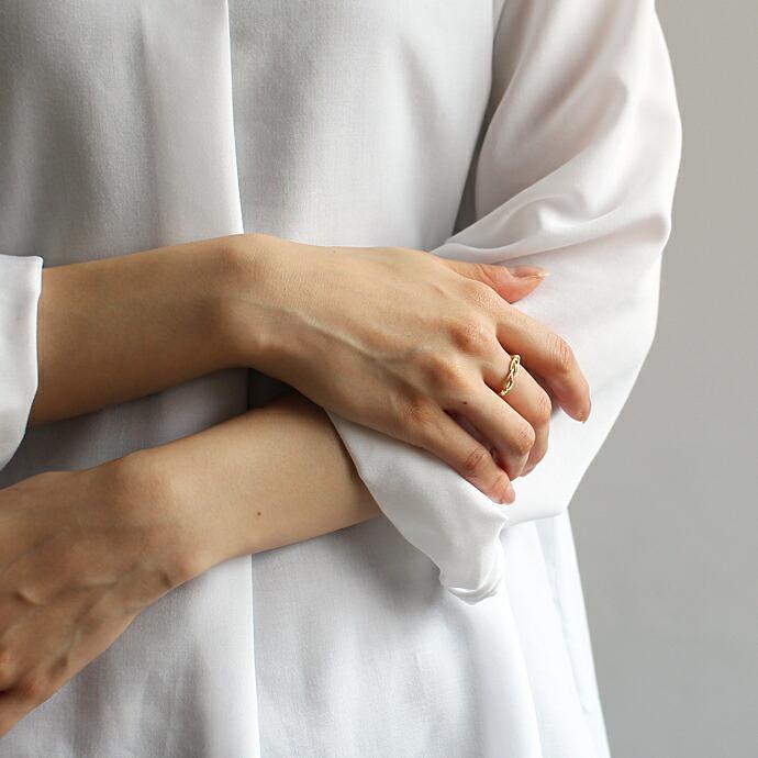 moca.arpeggio（モカ アルペジオ） / CR-10 Knot 飾り結びリング - ゴールド レディース 指輪 ギフト プレゼント 贈り物 アクセサリー ジュエリ… | KNOT | 02