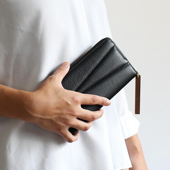 Ense（アンサ） / zipper wallet ラウンドファスナー ロングウォレット ew120 - 全4色 送料無料 財布 レディース ラウンド 長財布 カー… | Zipper | 07