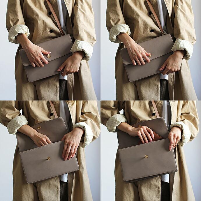 Ense（アンサ） / flap shoulder S フラップショルダーバッグ ens721 - 全3色 送料無料 |  | 17