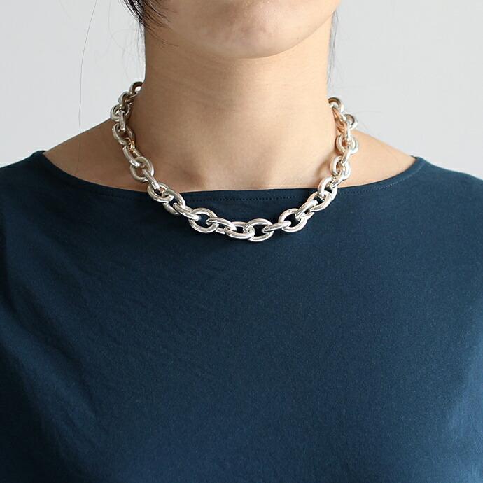 イロンデール エペパン hirondelle et pepin / k18 silver sn-14-18s ビッグチェーンネックレス レディース ギフト プレゼント アクセサリー ジ… | hirondelle | 01