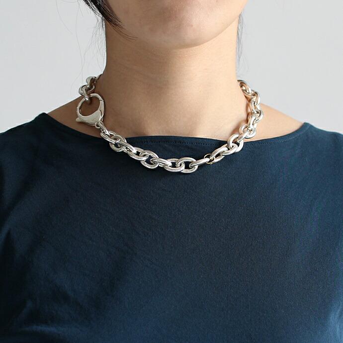 イロンデール エペパン hirondelle et pepin / k18 silver sn-14-18s ビッグチェーンネックレス レディース ギフト プレゼント アクセサリー ジ… | hirondelle | 04