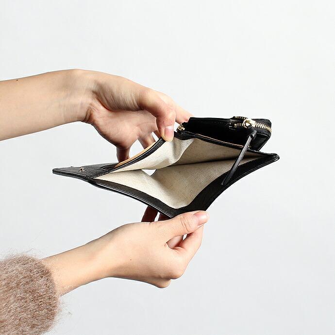 Ense（アンサ） / deer wallet ディアレザー二つ折りウォレット D705/2202 - 全3色 送料無料 |  | 11