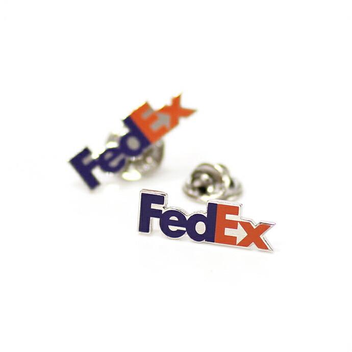 FedEx / Pewter Lapel Pin フェデックス ロゴピンバッジ | 