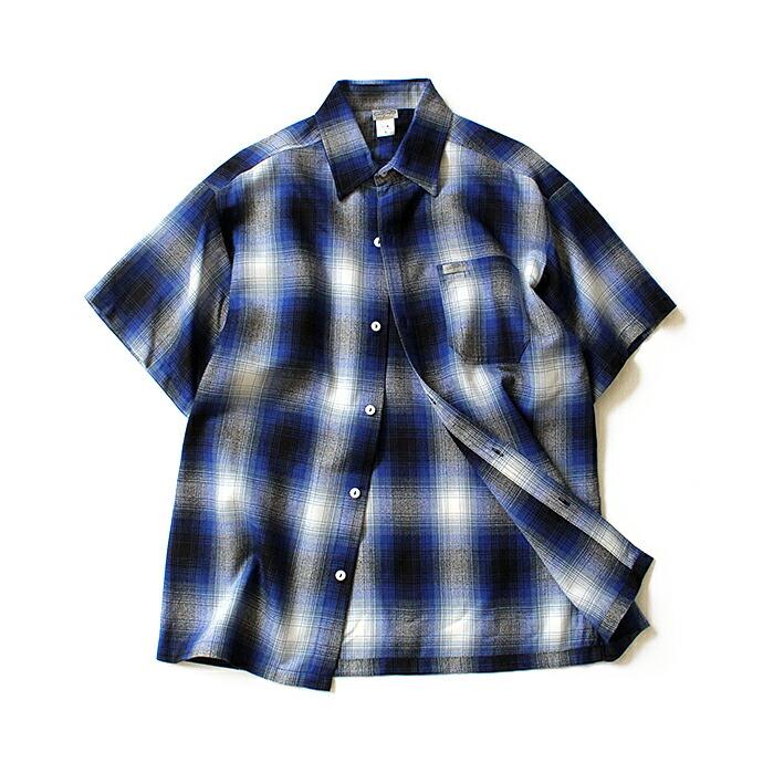 CalTop（キャルトップ） / 2000 オンブレチェック S/Sシャツ - Royal/White プチギフト プレゼント お祝い 贈り物 ポイント 消化 買いまわり | Cal Top | 05