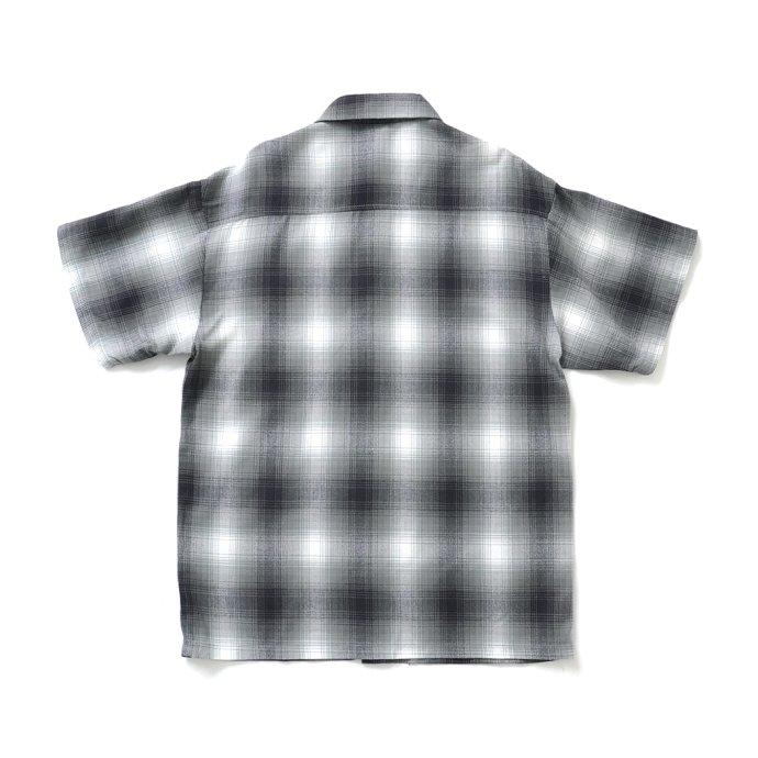 CalTop（キャルトップ） / 2000 オンブレチェック S/Sシャツ - Grey/White プチギフト プレゼント お祝い 贈り物 ポイント 消化 買いまわり | Cal Top | 01