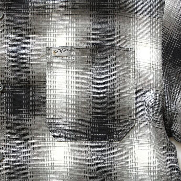 CalTop（キャルトップ） / 2000 オンブレチェック S/Sシャツ - Grey/White プチギフト プレゼント お祝い 贈り物 ポイント 消化 買いまわり | Cal Top | 03