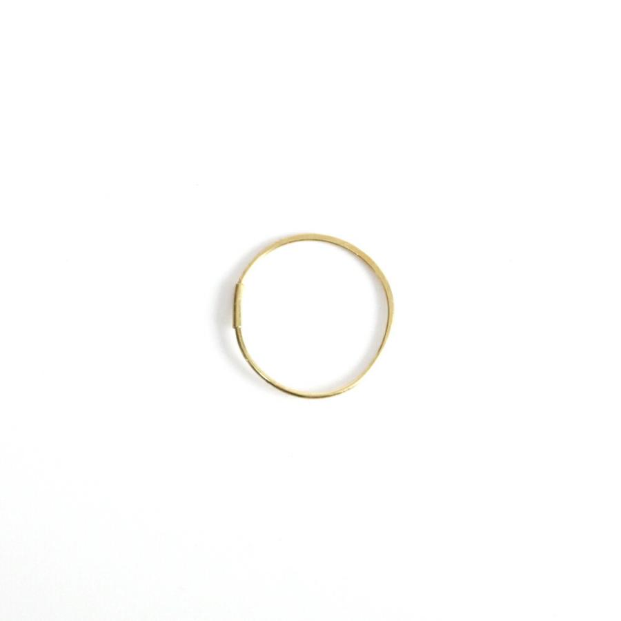 【廃番商品】hirondelle et pepin（イロンデールエペパン） / k18 hp-18fw-573 フープピアス / S (片耳タイプ) | hirondelle