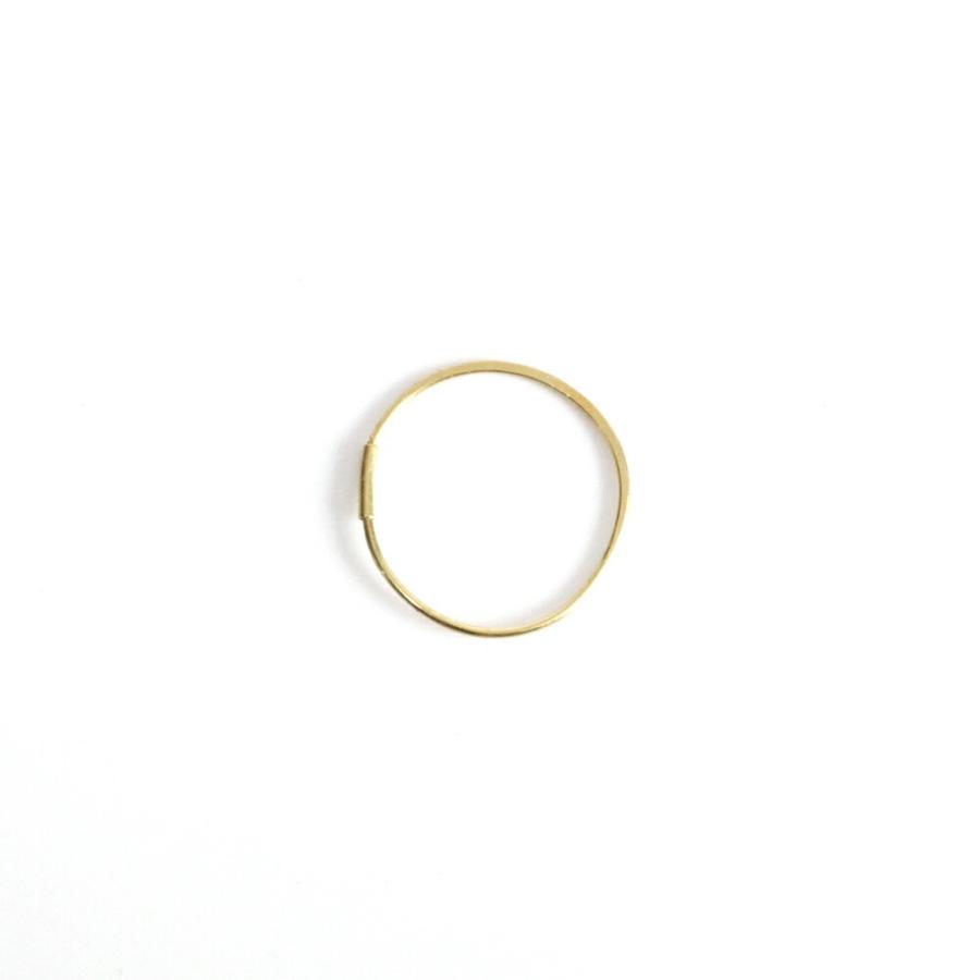 【廃番商品】hirondelle et pepin（イロンデールエペパン） / k18 hp-18fw-573 フープピアス / M (片耳タイプ) | hirondelle