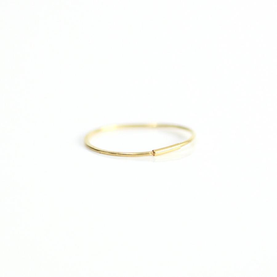 【廃番商品】hirondelle et pepin（イロンデールエペパン） / k18 hp-18fw-573 フープピアス / M (片耳タイプ) | hirondelle | 01