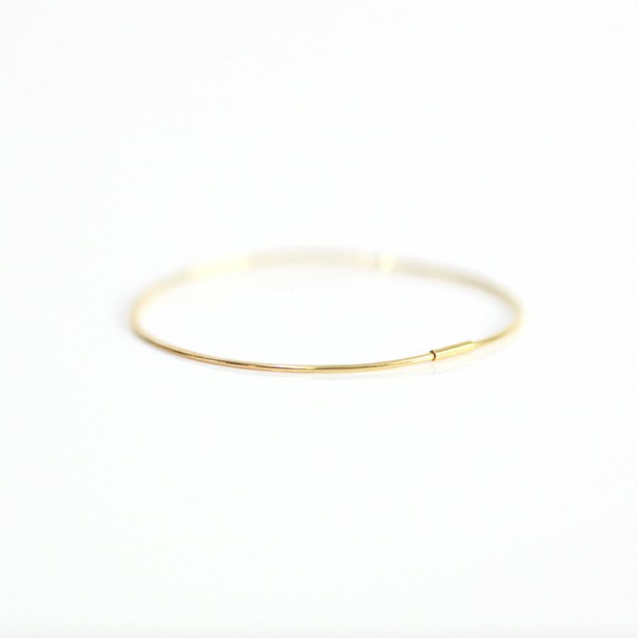 【廃番商品】hirondelle et pepin（イロンデールエペパン） / k18 hp-18fw-573 フープピアス / LL (片耳タイプ) | hirondelle | 01