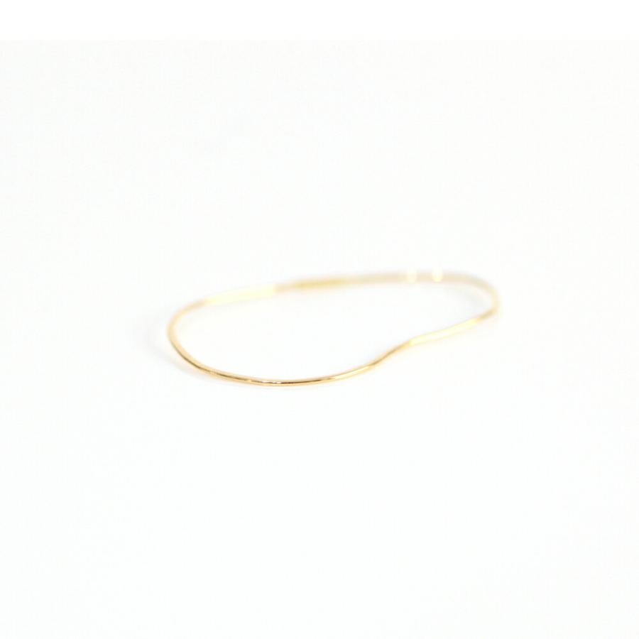 【廃番商品】hirondelle et pepin（イロンデールエペパン） / k18 hp-18fw-574 フープピアス オーバル / L (片耳タイプ) | hirondelle | 01