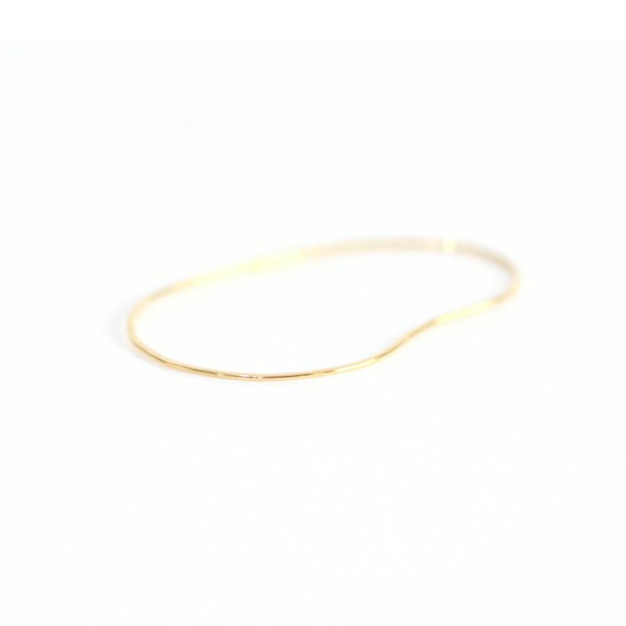 【廃番商品】hirondelle et pepin（イロンデールエペパン） / k18 hp-18fw-574 フープピアス オーバル / LL (片耳タイプ) | hirondelle | 01