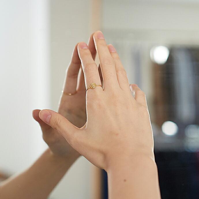 イロンデール エペパン hirondelle et pepin / k18 hr-18fw-528 イロンデールコイン リング 1 レディース 指輪 ギフト プレゼント 記念日 アク… | hirondelle | 02