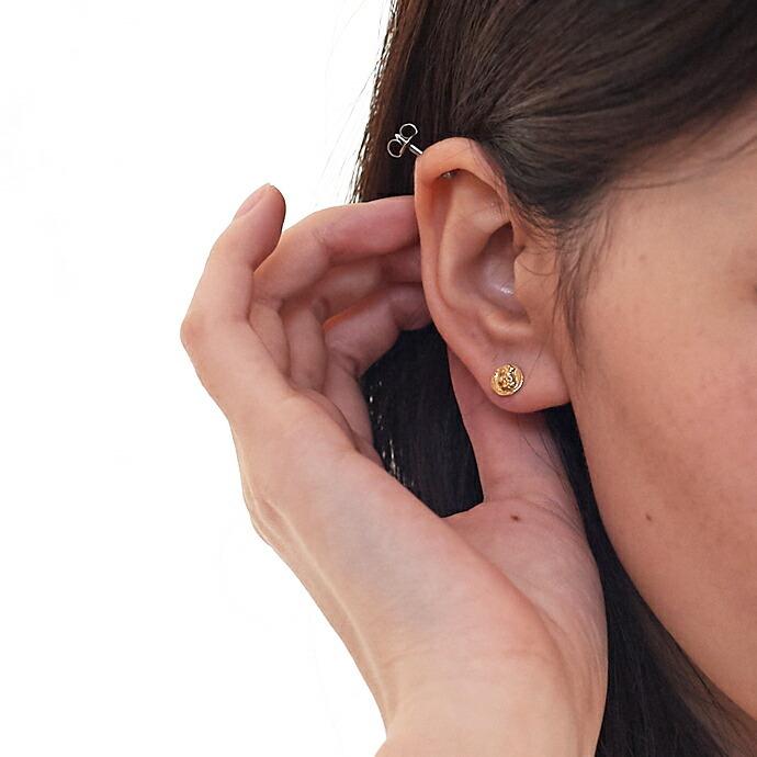 イロンデール エペパン hirondelle et pepin / k18 hp-18fw-577 イロンデールコイン ピアス (片耳タイプ) レディース ギフト プレゼント アクセ… | hirondelle | 01