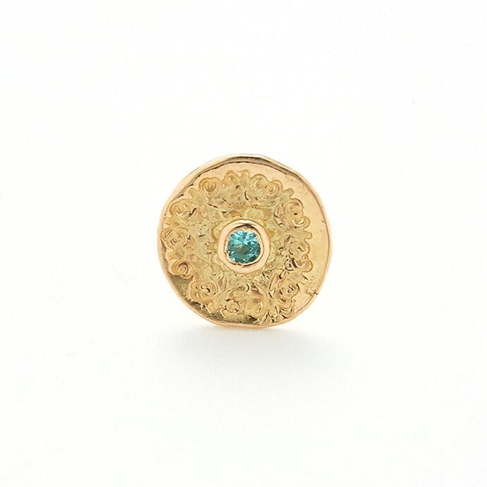 イロンデール エペパン hirondelle et pepin / k18 hp-18fw-579 パライバトルマリン ピアス (片耳タイプ) レディース ギフト プレゼント アクセ… | hirondelle