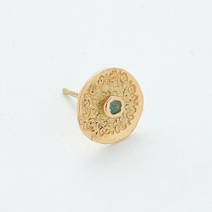 イロンデール エペパン hirondelle et pepin / k18 hp-18fw-579 パライバトルマリン ピアス (片耳タイプ) レディース ギフト プレゼント アクセ… | hirondelle | 02