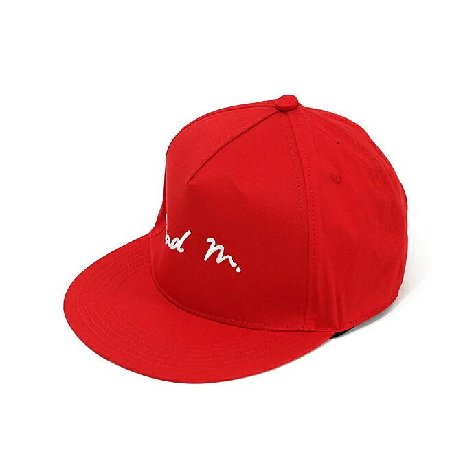 Trad Marks / trad m. Signature Logo Cap - Red シグネチャーロゴキャップ レッド 即日発送 即納 | M_ | 01