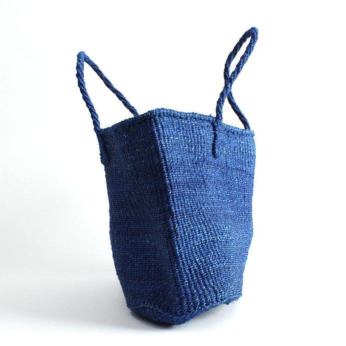 サイザル カゴバッグ 楕円L - ブルー かごバッグ | ブルー（ファッション） | 03