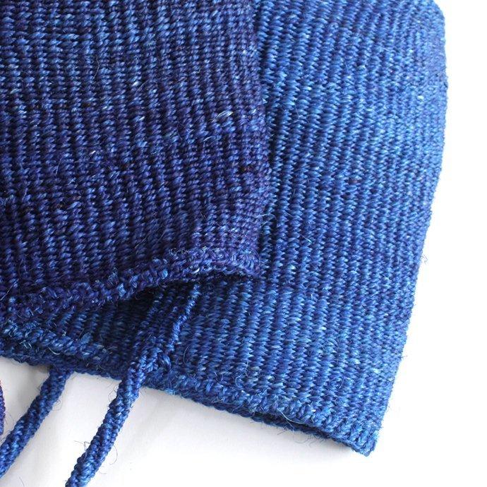 サイザル カゴバッグ 楕円L - ブルー かごバッグ | ブルー（ファッション） | 07