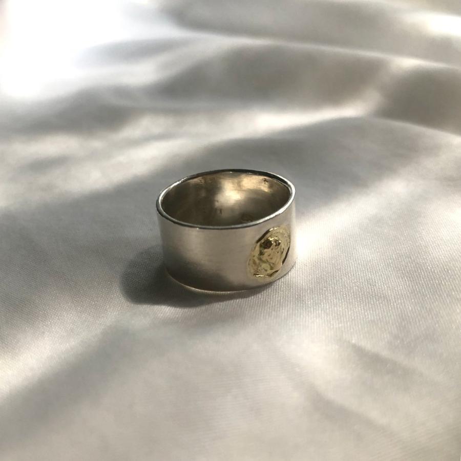 イロンデール エペパン hirondelle et pepin / k18 silver sr-18fw-26 幅広 イロンデールコイン リング レディース 指輪 ギフト プレゼント 記… | hirondelle | 01