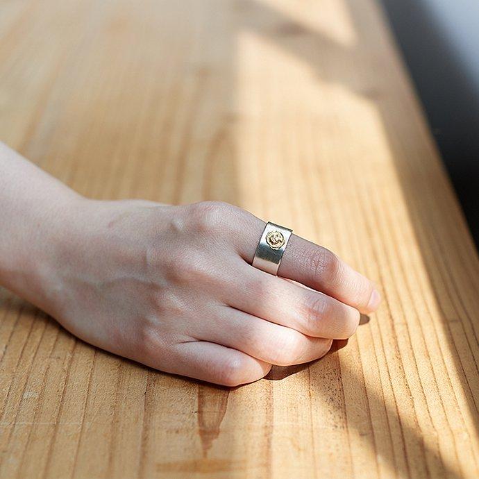 イロンデール エペパン hirondelle et pepin / k18 silver sr-18fw-26 幅広 イロンデールコイン リング レディース 指輪 ギフト プレゼント 記… | hirondelle | 04