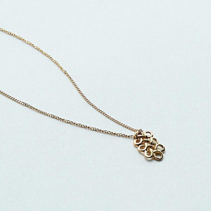 イロンデール エペパン hirondelle et pepin / k18 hn-18fw-516 エンドレスノット ロングネックレス レディース ギフト プレゼント アクセサリ… | hirondelle