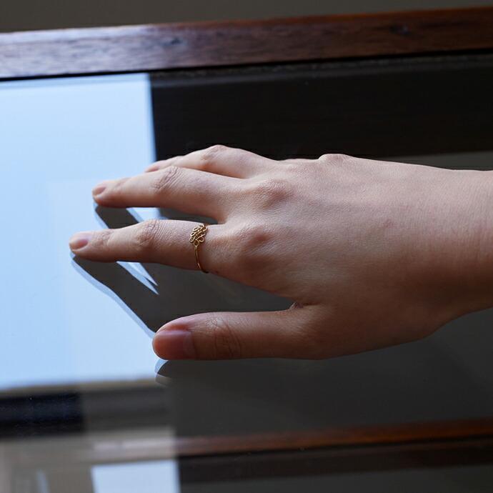 イロンデール エペパン hirondelle et pepin / k18 hr-18fw-527 エンドレスノット リング レディース 指輪 ギフト プレゼント 記念日 アクセサ… | hirondelle | 05