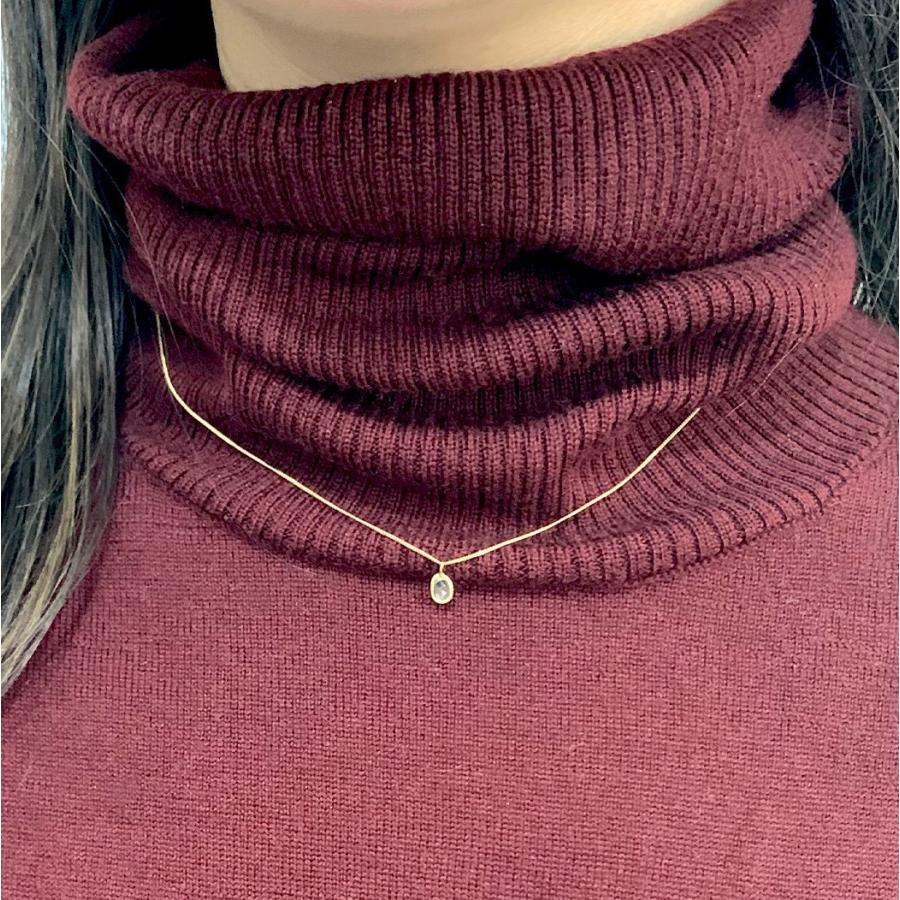 【廃番商品】hirondelle et pepin（イロンデールエペパン） / k18 hn-19ss-525 マルチ ローズカットダイヤ ネックレス | hirondelle | 06