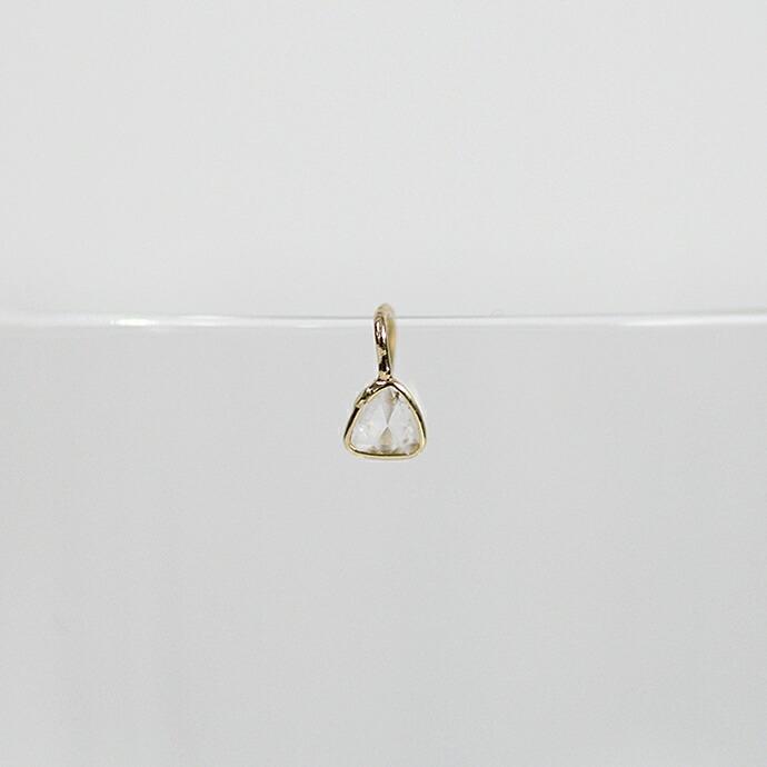 【廃番商品】hirondelle et pepin（イロンデールエペパン） / k18 hp-19ss-614 マルチ ローズカットダイヤ フックピアス (片耳タイプ) | hirondelle | 01