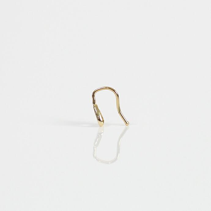 【廃番商品】hirondelle et pepin（イロンデールエペパン） / k18 hp-19ss-614 マルチ ローズカットダイヤ フックピアス (片耳タイプ) | hirondelle | 03