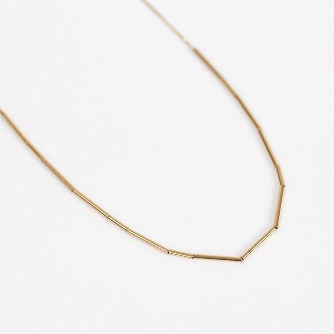 イロンデール エペパン hirondelle et pepin / k18 hn-19ss-526 パイプビーズ ネックレス レディース ギフト プレゼント アクセサリー ジュエリ… | hirondelle | 05