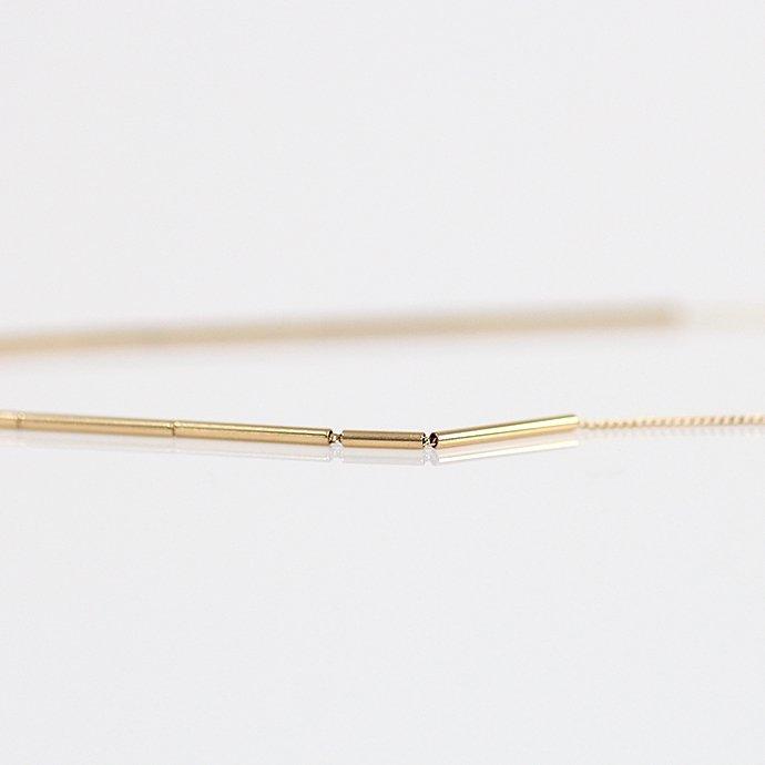 イロンデール エペパン hirondelle et pepin / k18 hn-19ss-526 パイプビーズ ネックレス レディース ギフト プレゼント アクセサリー ジュエリ… | hirondelle | 06