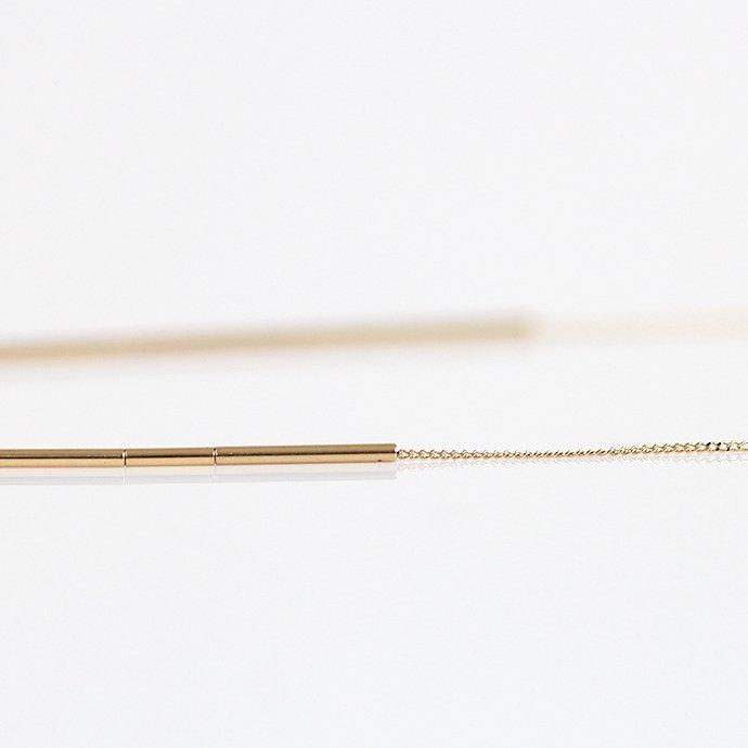 イロンデール エペパン hirondelle et pepin / k18 hn-19ss-526 パイプビーズ ネックレス レディース ギフト プレゼント アクセサリー ジュエリ… | hirondelle | 07