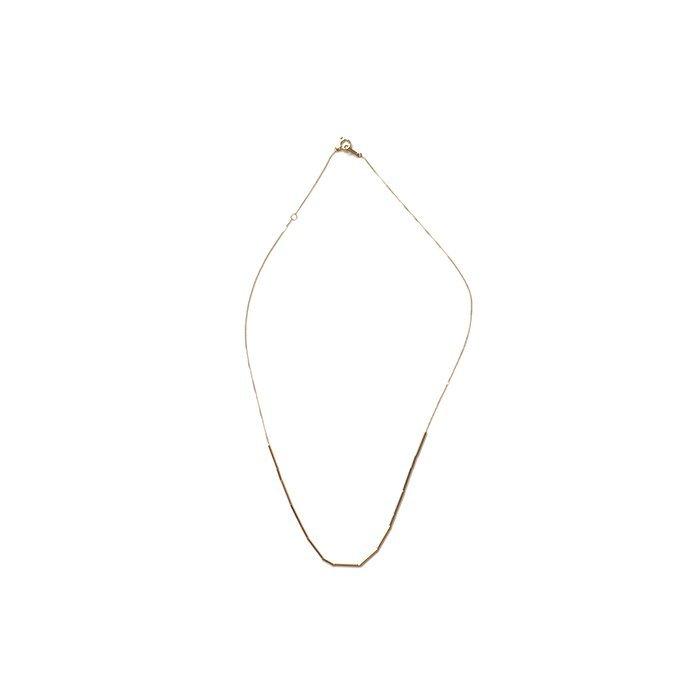 イロンデール エペパン hirondelle et pepin / k18 hn-19ss-526 パイプビーズ ネックレス レディース ギフト プレゼント アクセサリー ジュエリ… | hirondelle | 08