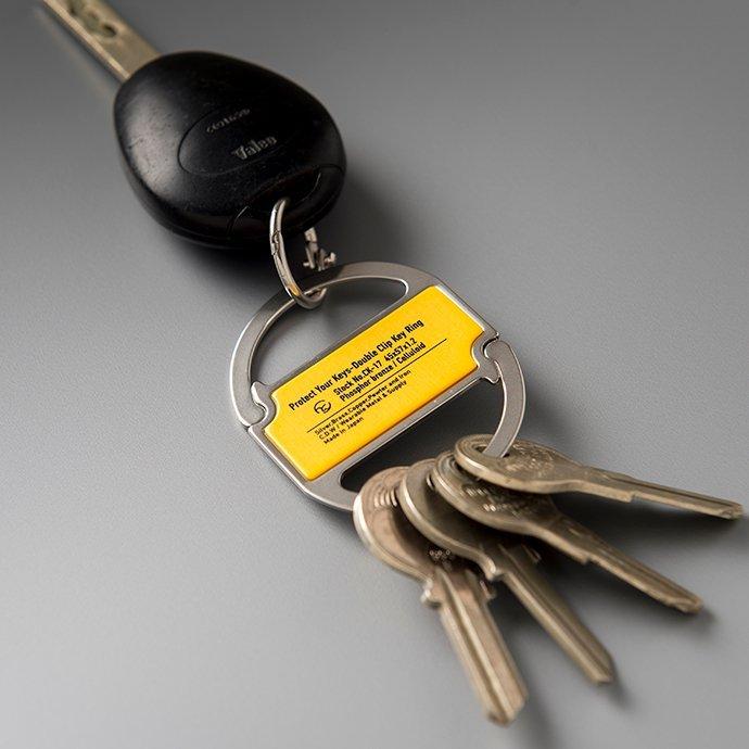 CANDY DESIGN & WORKS (キャンディーデザインワークス) / Oregon CK-17 クリップキーリング - Yellow  キーホルダー 即日発送 即納 | WORKS | 01