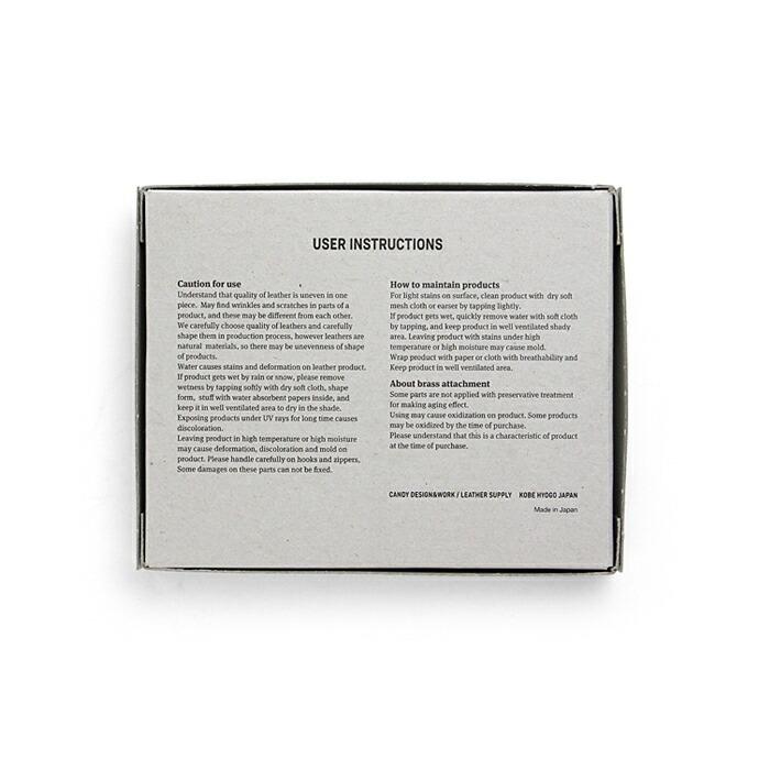 CANDY DESIGN & WORKS (キャンディーデザインワークス) / Cassady CLS-01 キャサディ レザーカードケース - ブラウン/ニッケル 交通系電子… | WORKS | 04