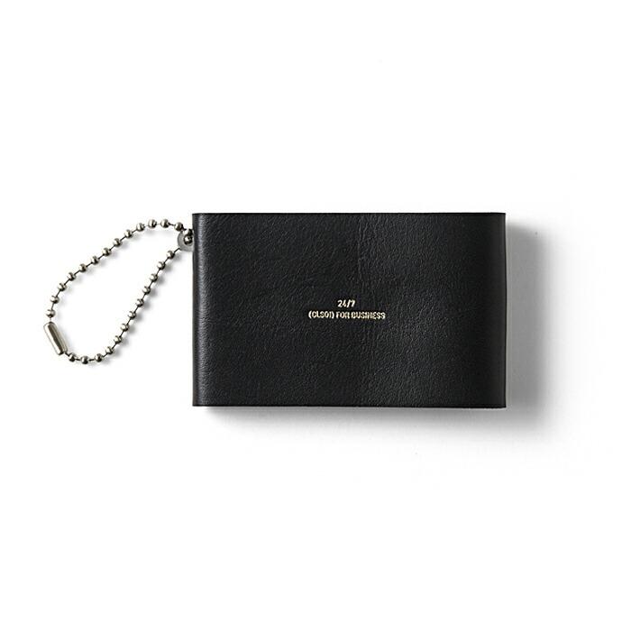 CANDY DESIGN & WORKS (キャンディーデザインワークス) / Cassady CLS-01 キャサディ レザーカードケース - ブラック/ニッケル  交通系電子… | WORKS