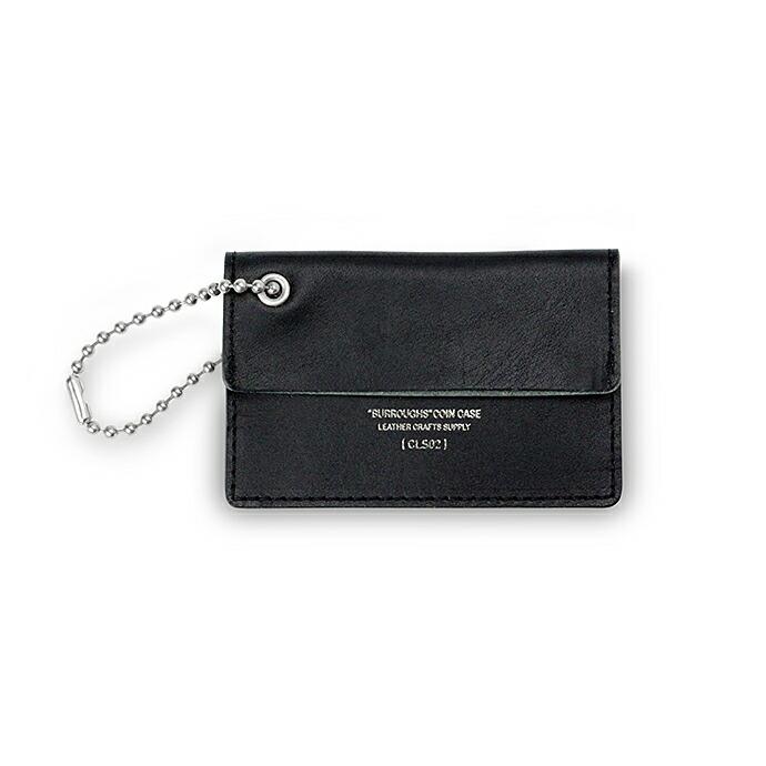 CANDY DESIGN & WORKS (キャンディーデザインワークス) / Burroughs CLS-02 バロウズ レザーコインケース - ブラック/ニッケル 小銭入れ お… | WORKS