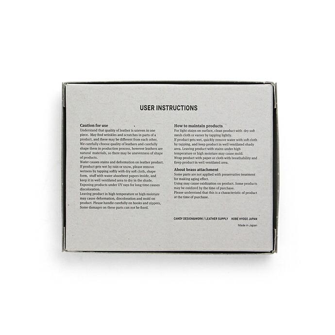 CANDY DESIGN & WORKS (キャンディーデザインワークス) / Burroughs CLS-02 バロウズ レザーコインケース - ブラック/ニッケル 小銭入れ お… | WORKS | 04