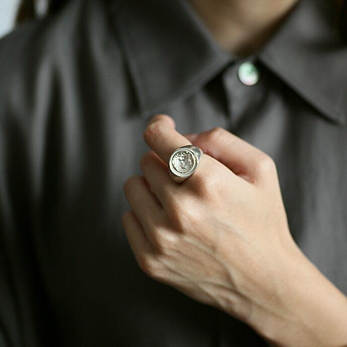 イロンデール エペパン hirondelle et pepin / silver sr-19ss-37 シルバー インタリオ ワイドリング 1 レディース 指輪 ギフト プレゼント 記… | hirondelle | 06